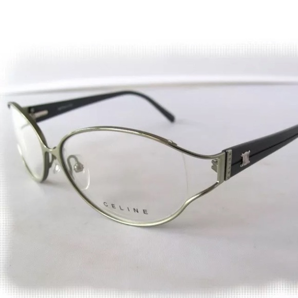 New CELINE Paris Eyeglasses frame VC1250G22 Silver made in Italy new